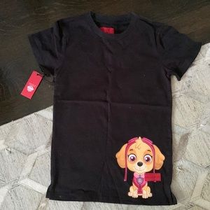 Kids black Skype t-shirt size 5-6 T